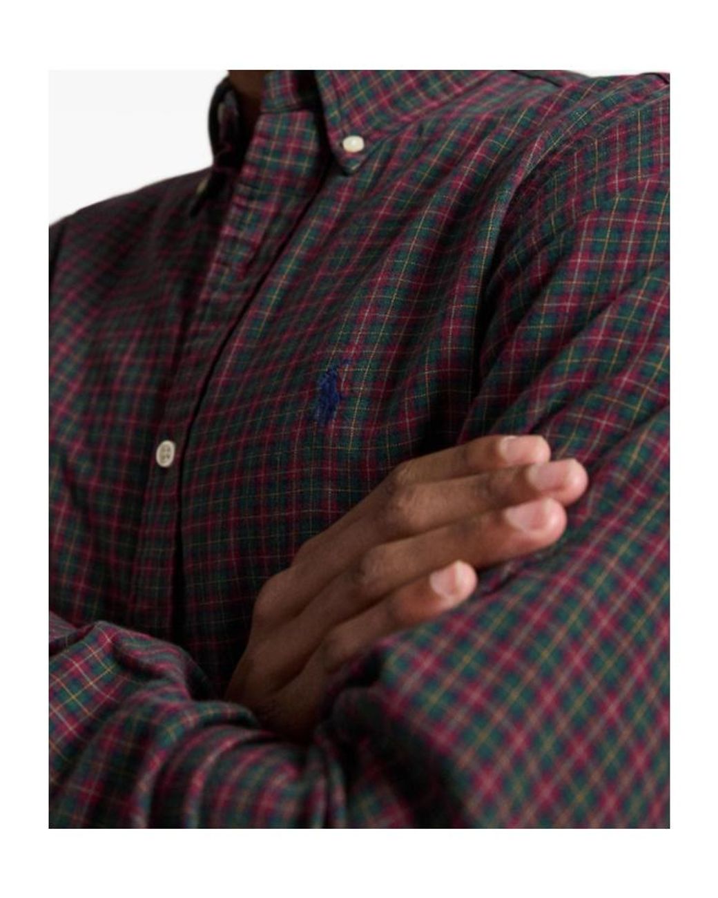 Polo Ralph Lauren Purple Checked Button-Down Shirt for men