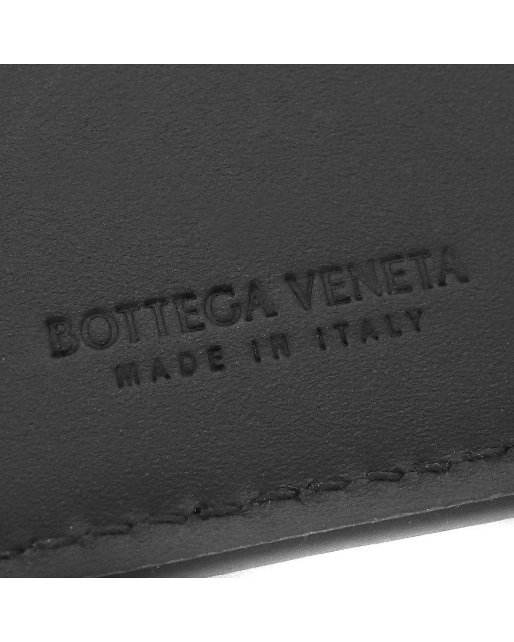 Bottega Veneta Black Logo Wallet for men