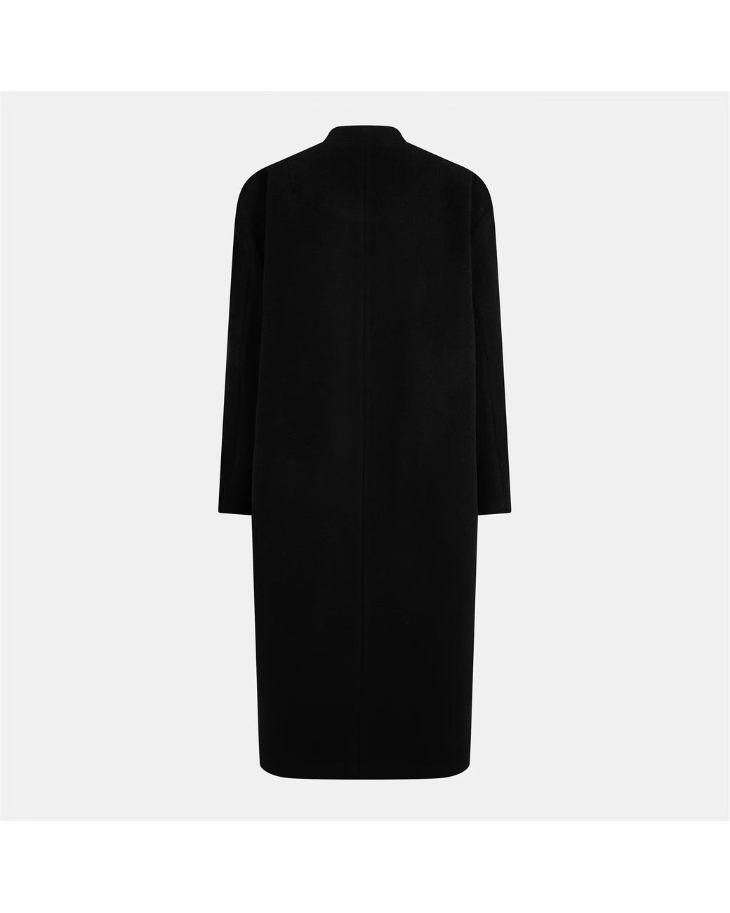 Isabel Marant Black Florane Ct Overcoat