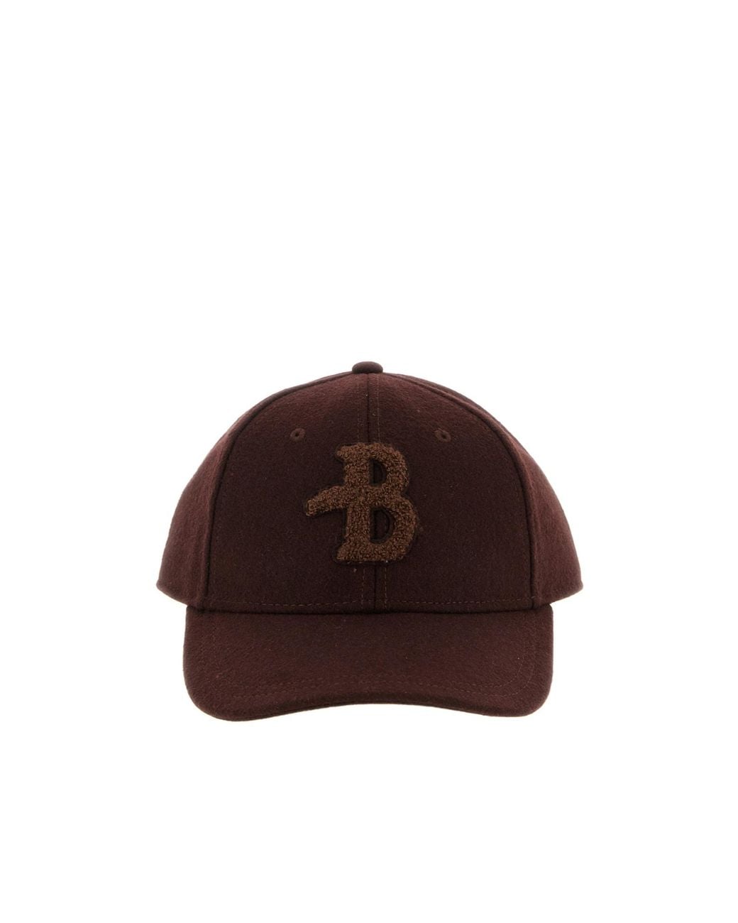 Ballantyne Brown Monogram Patch Baseball Cap for men