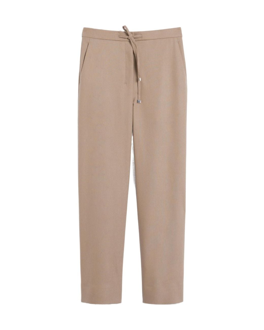Max Mara Natural マックスマーラ フローリア ドローストリング ワイドレッグ トラウザーズ