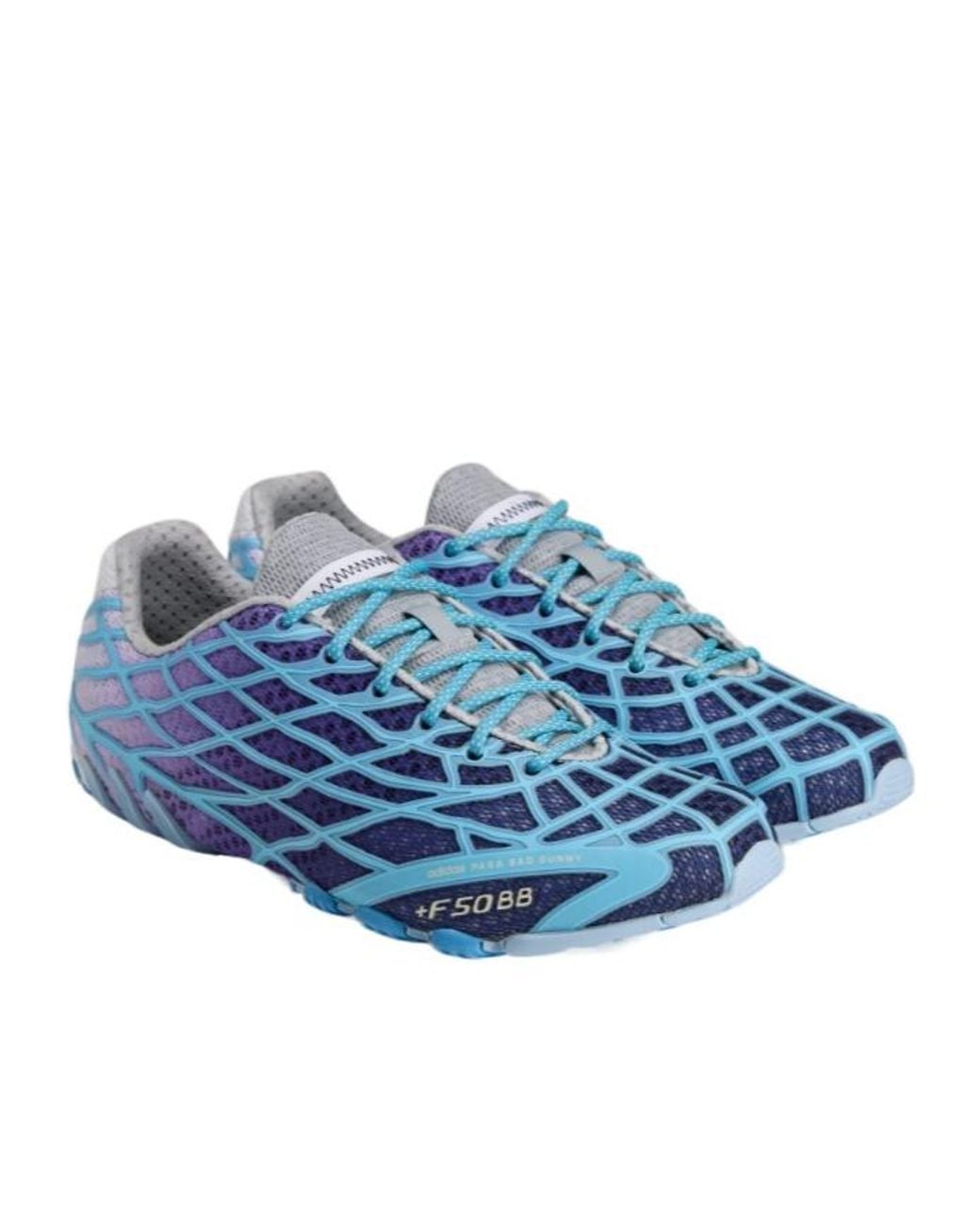 Adidas Blue X Bad Bunny F50 Ghost Sprint Sneakers for men