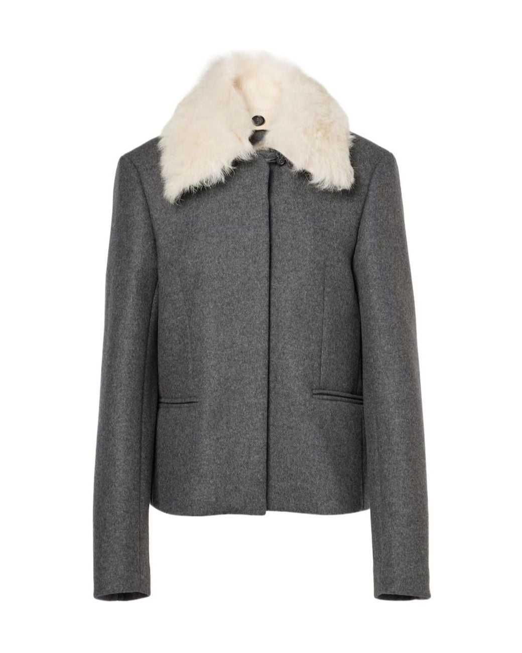 Totême Gray Long Sleeve Jacket