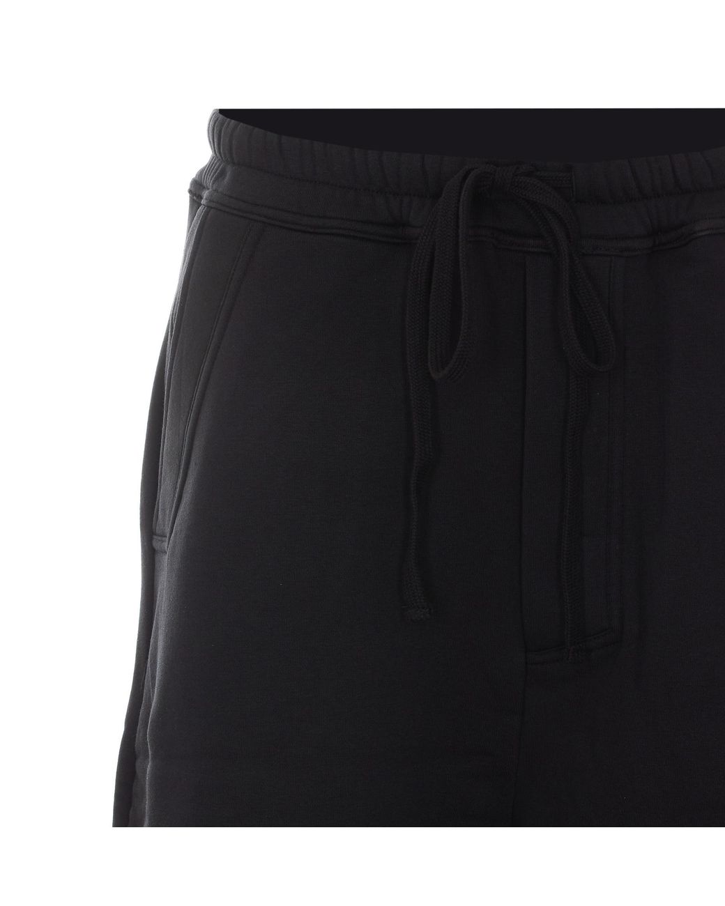 Thom Krom Black Wide-Leg Cargo Track Pants for men