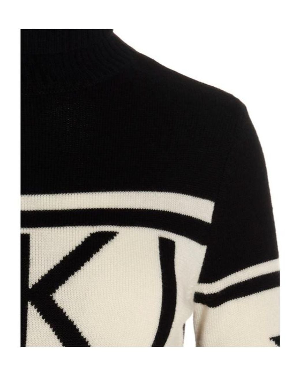 Perfect Moment Black Schild Jacquard Knitwear