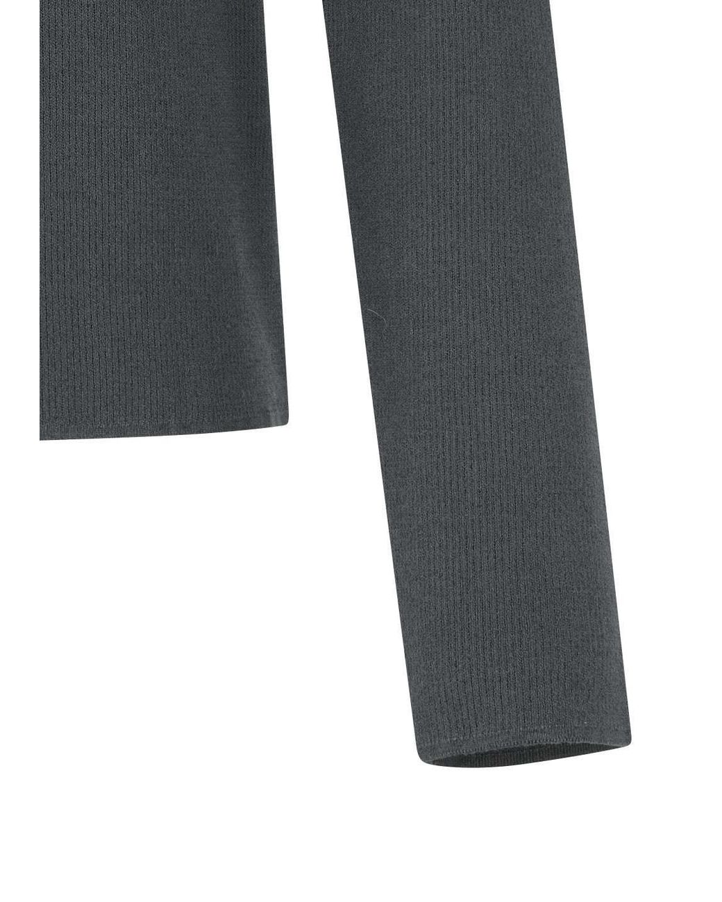 Amomento Gray Stripe Button Up Cardigan for men