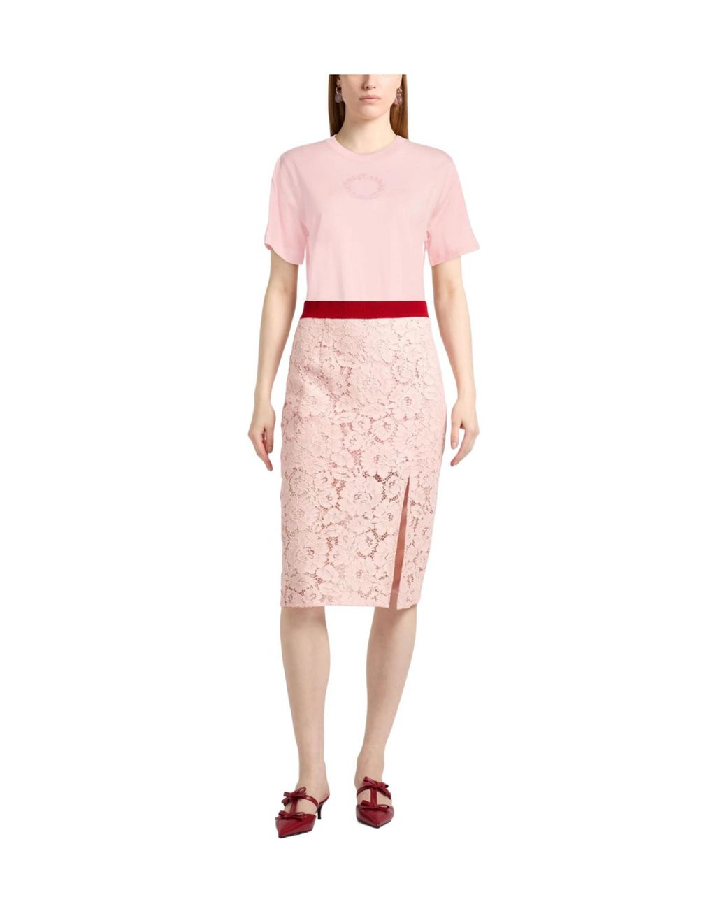Burberry Pink Solid Colour T-Shirts