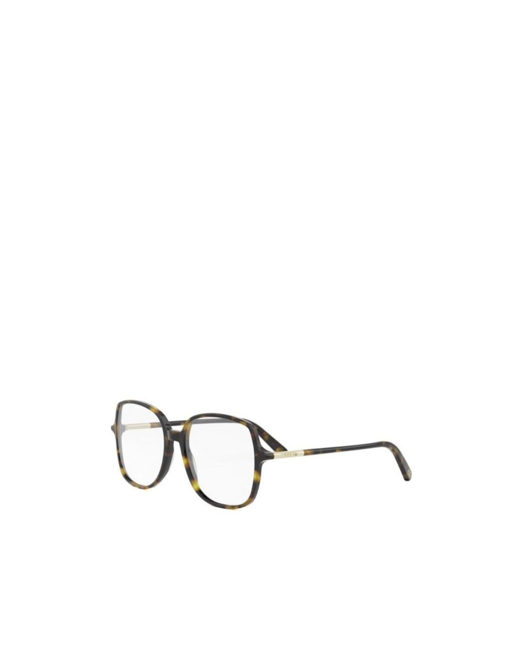 Dior White Eyewear Square Frame Glasses