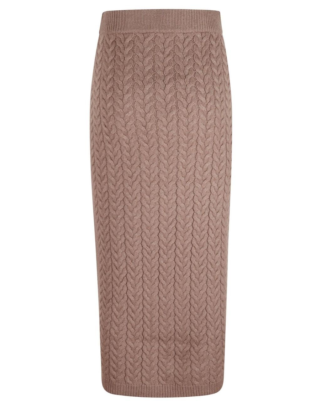 Max Mara Brown 'S Avignon Knitted Skirt