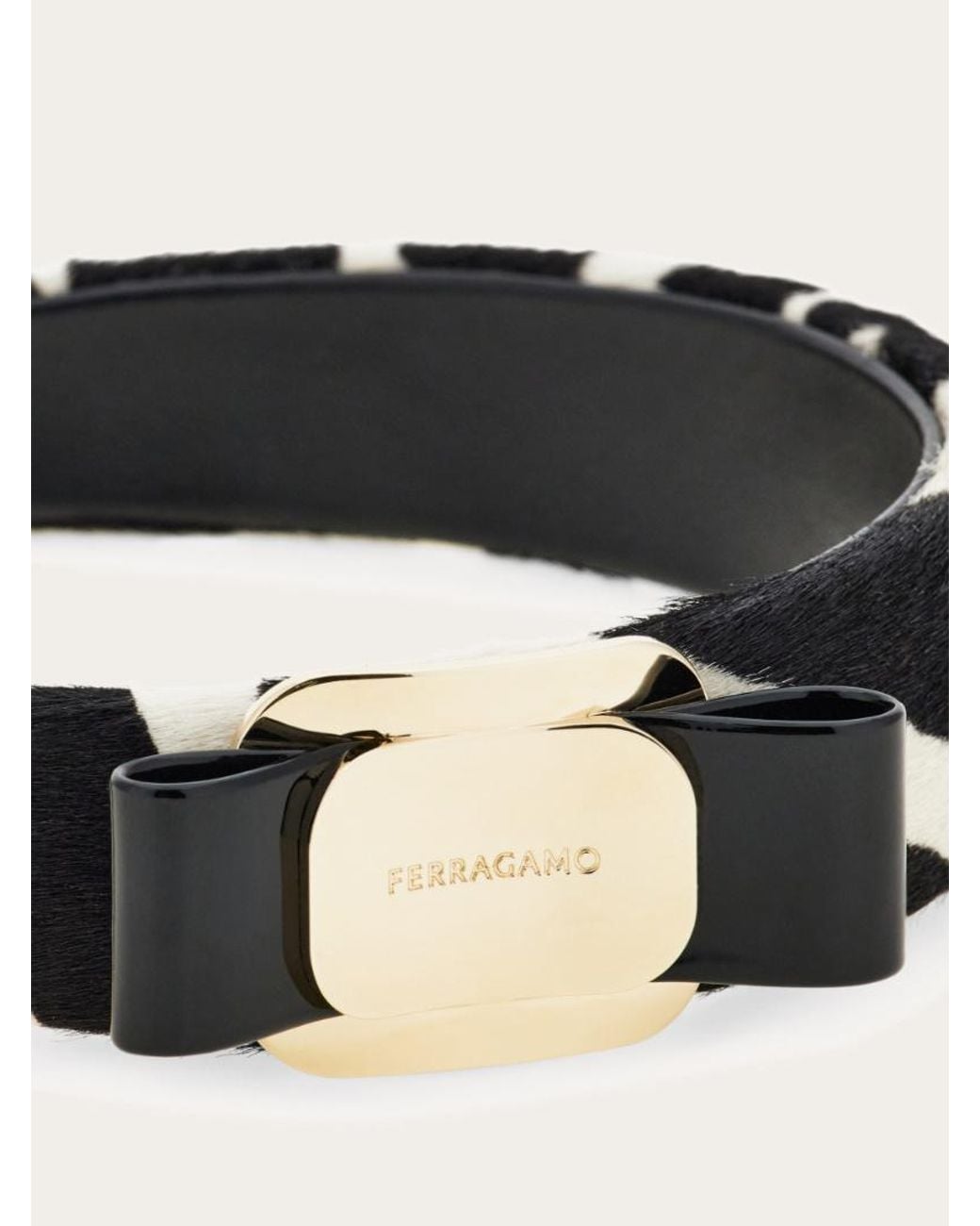 Ferragamo Black Vara Bow Headband