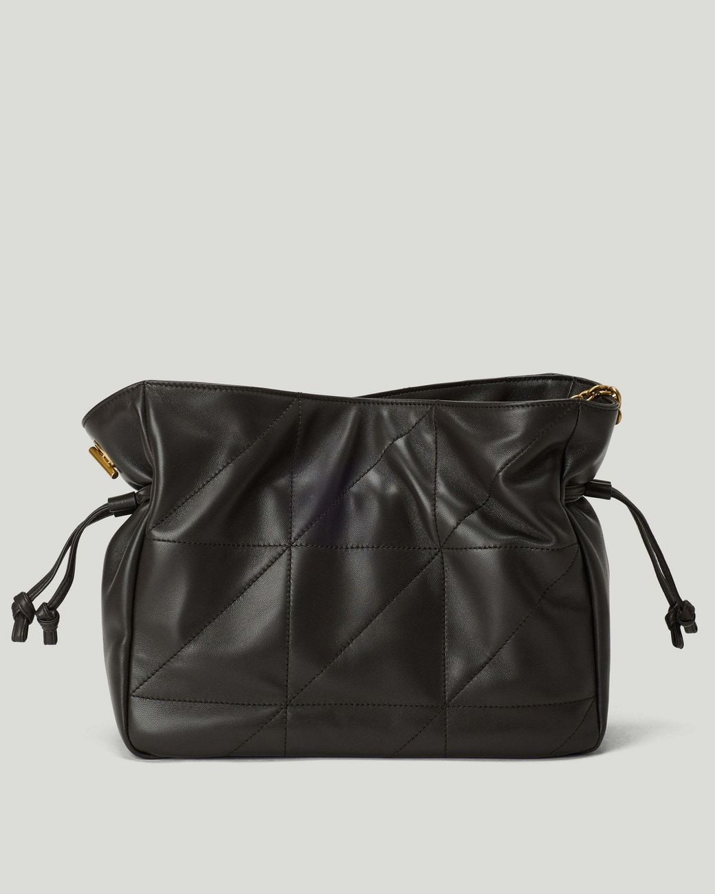 Saint Laurent Black Jamie Logo Plaque Shoulder Bag
