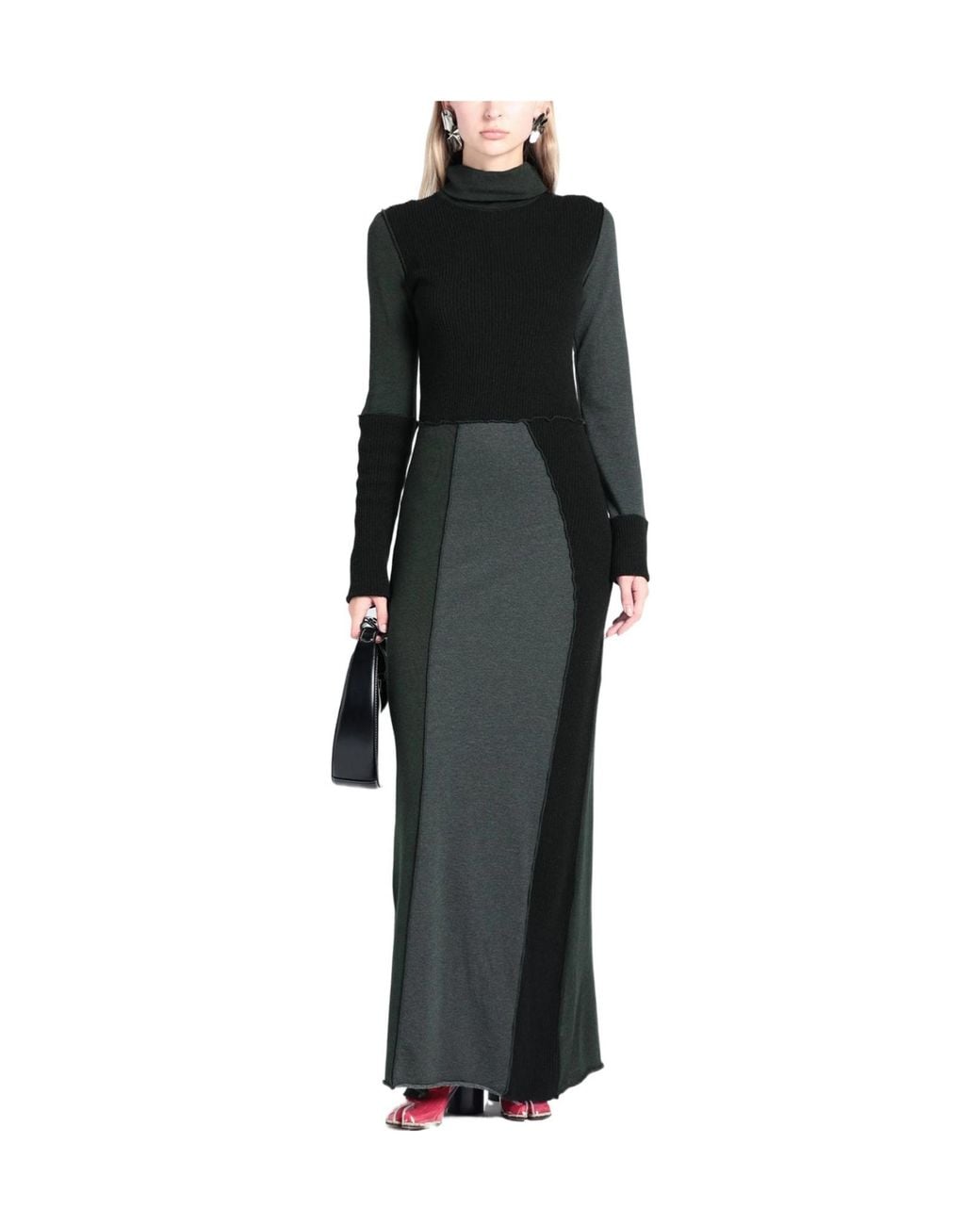 MM6 by Maison Margiela Black Slimfit Dress