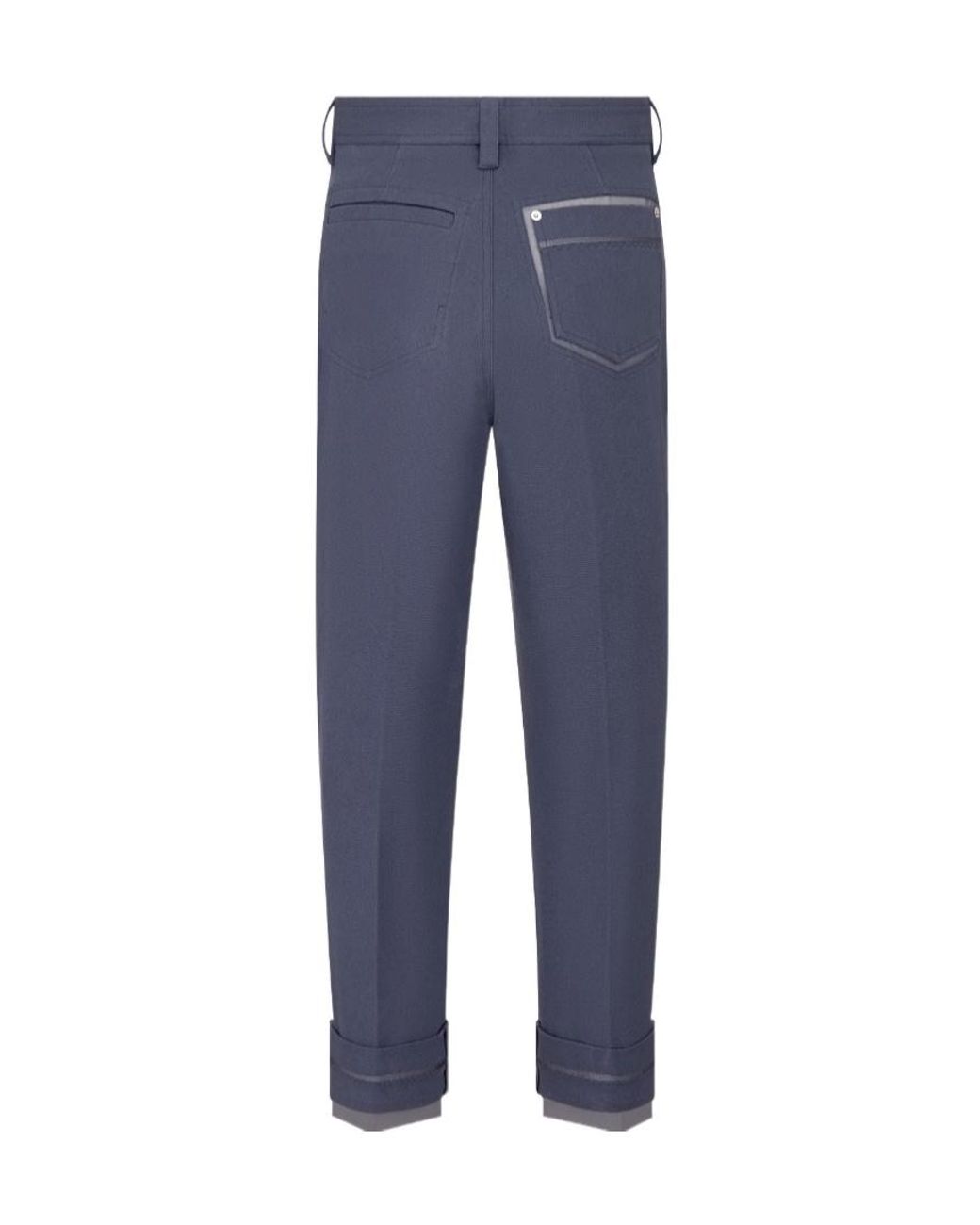 Dior Blue Homme Straight-Leg Trousers for men