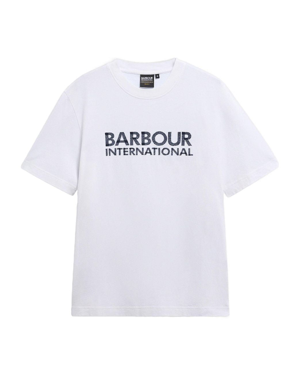 Barbour White Logo Short-Sleeve T-Shirt for men