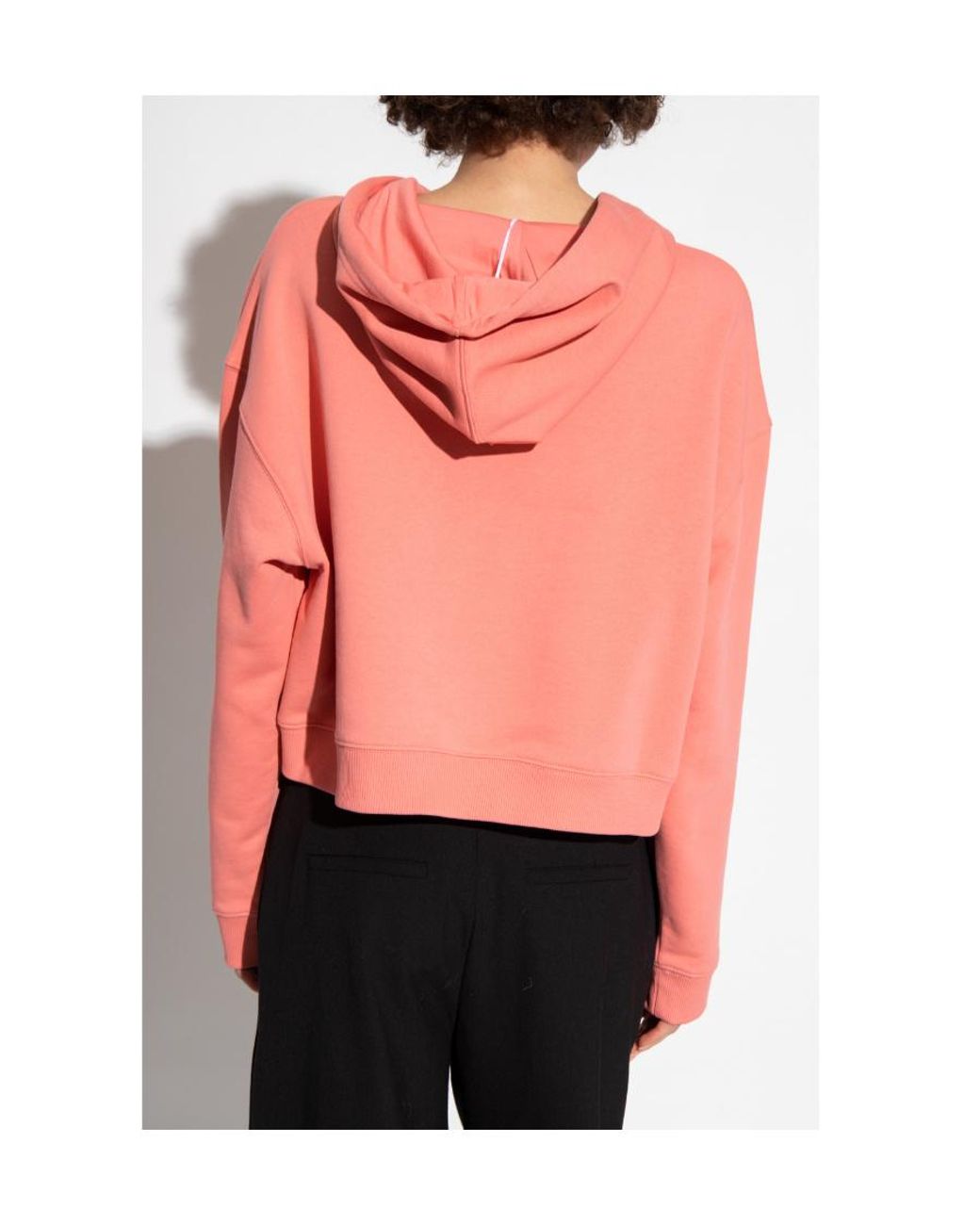 Stella McCartney Pink Drawstring Hooded Sweater
