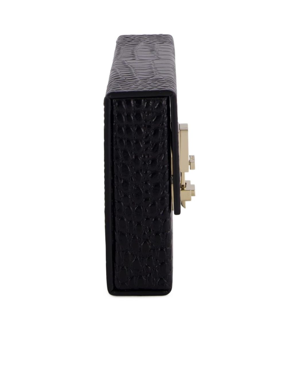 Tom Ford Black Embossed Box Pouch