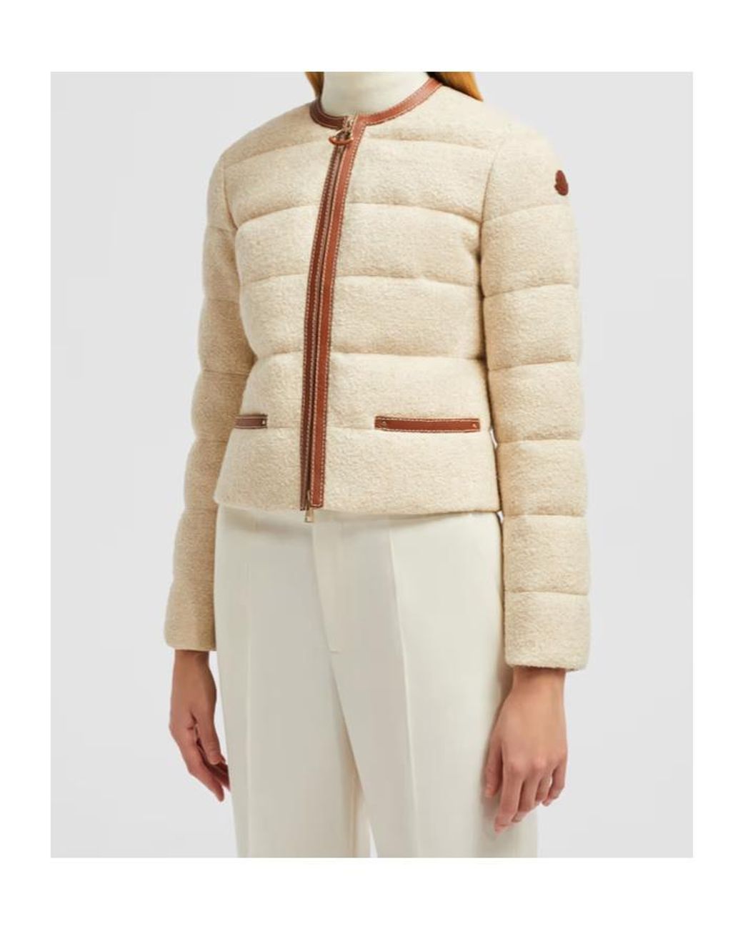 Moncler Natural Serinde Short Down Jacket