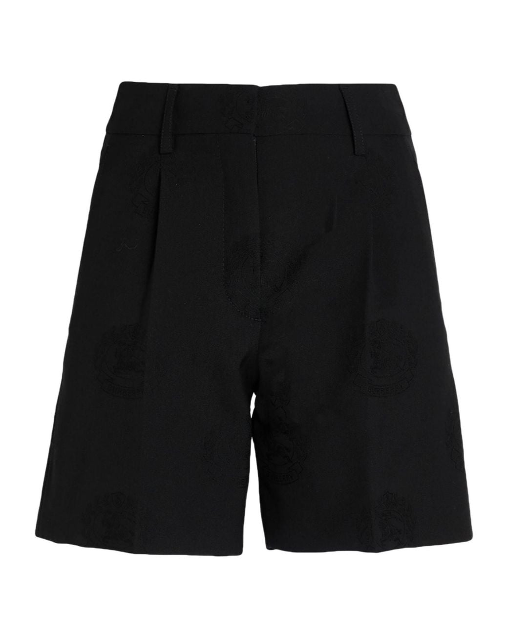 Burberry Black Wool Shorts