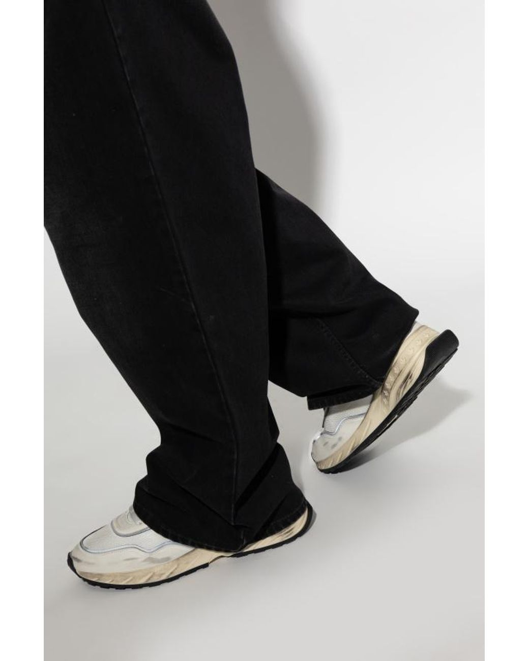 DSquared² White Sprinter Lace-Up Sneakers for men
