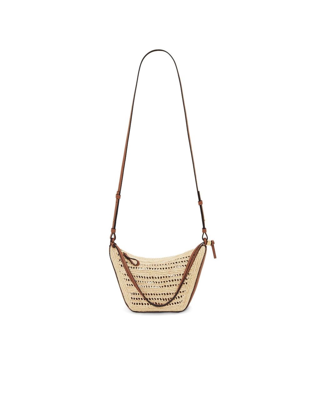 Loewe Metallic Mini Hammock Hobo Bag