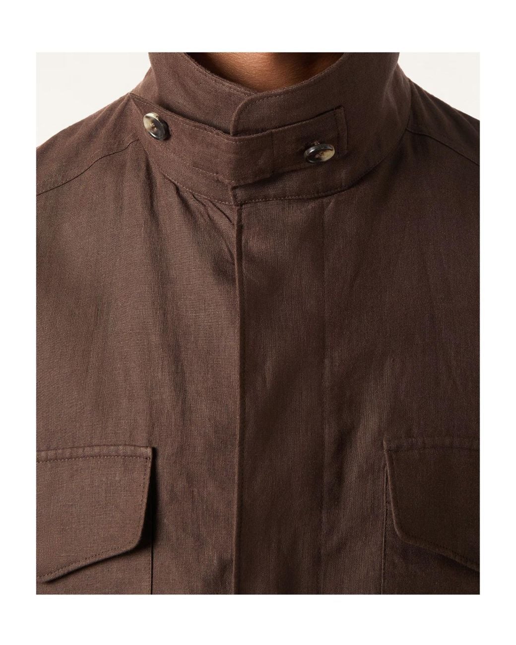Loro Piana Brown Traveller Field Jacket for men