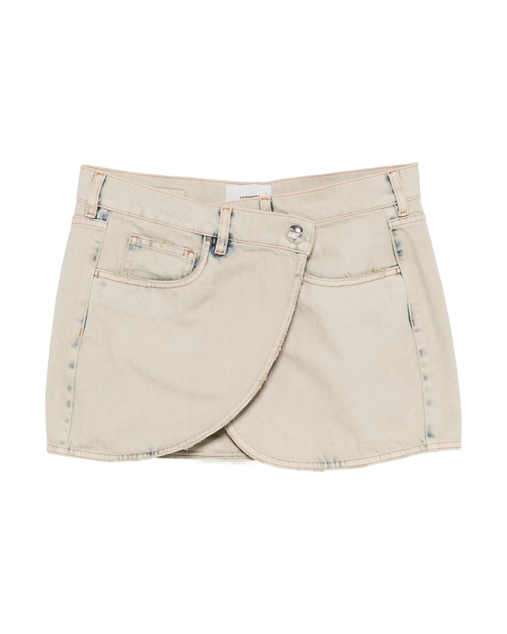Coperni Natural Denim Mini Skirt