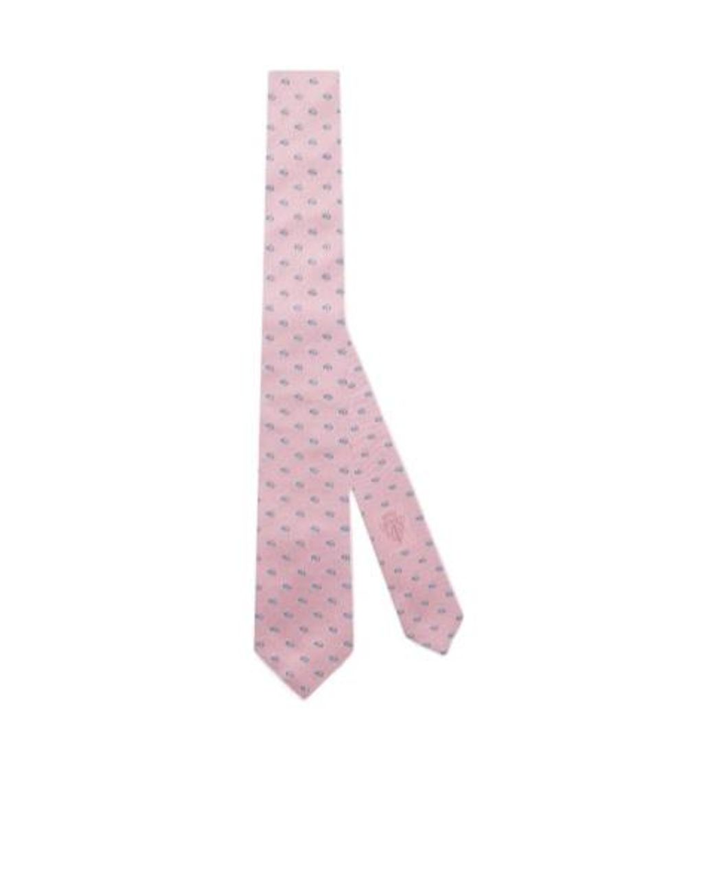 Gucci Pink Double G Silk Jacquard Tie for men