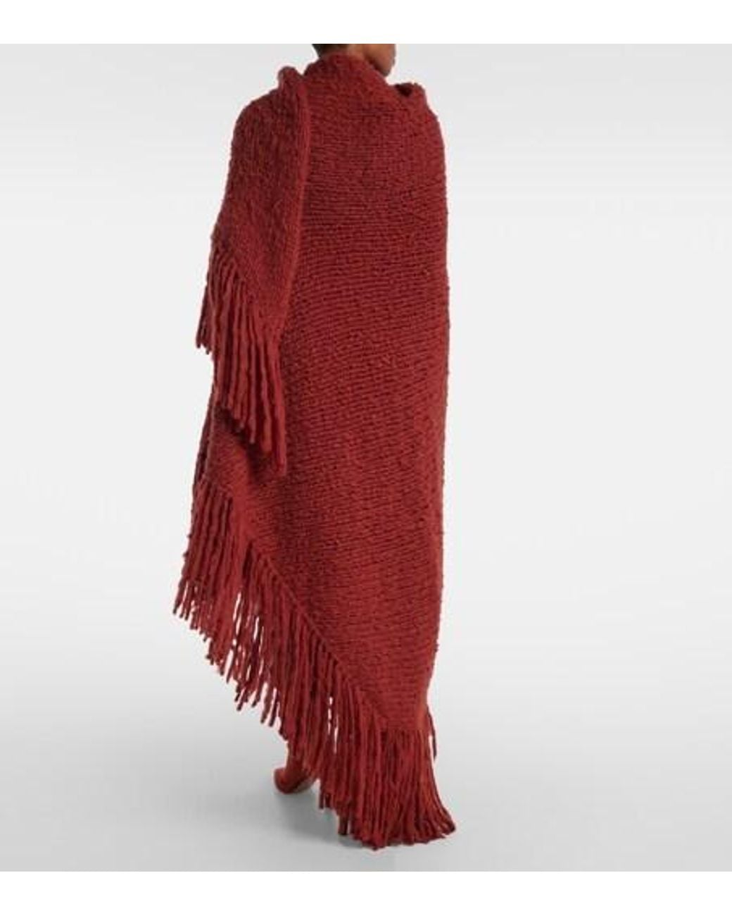 Gabriela Hearst Red Lauren Cashmere Wrap