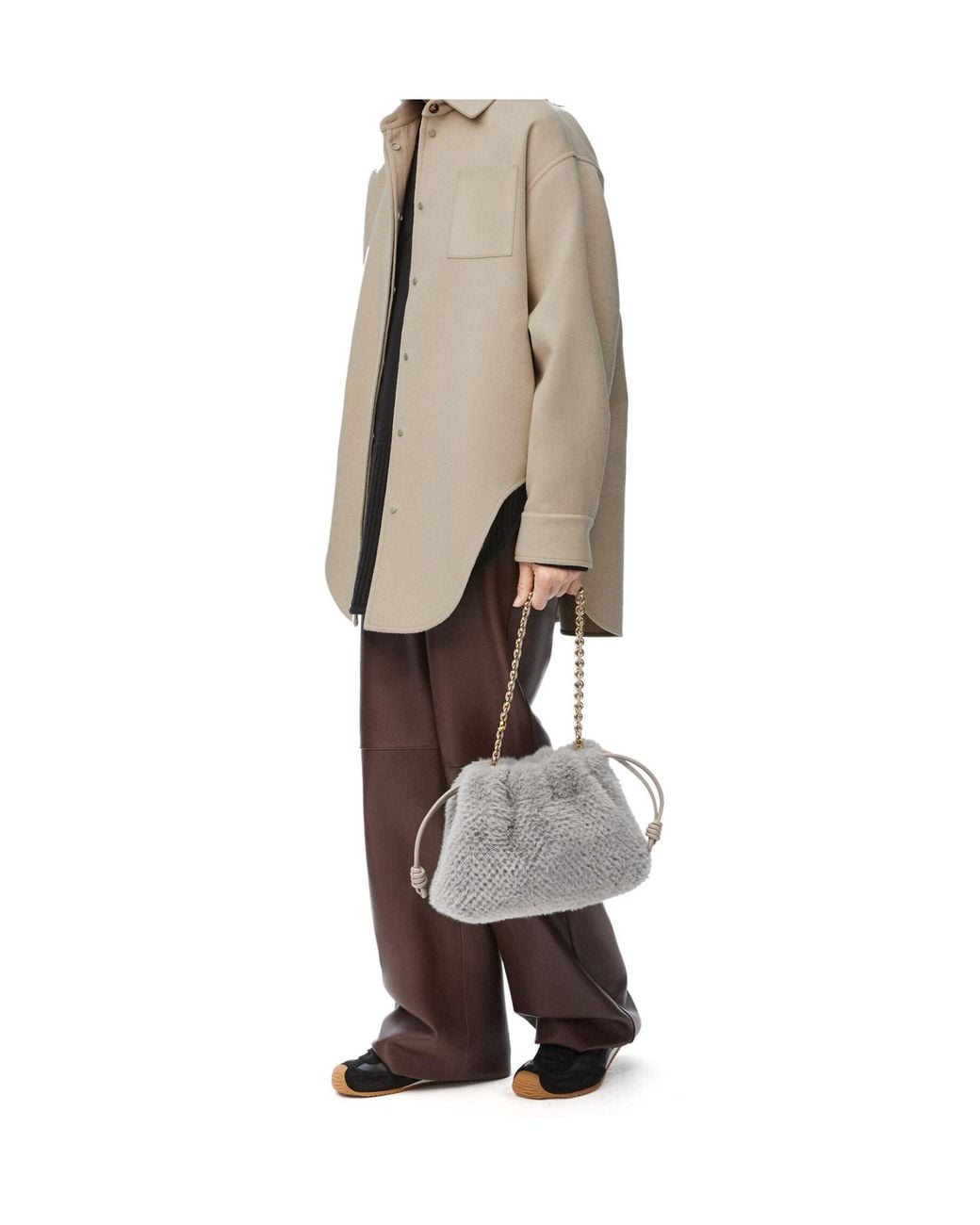 Loewe Natural Curved Hem Overshirt