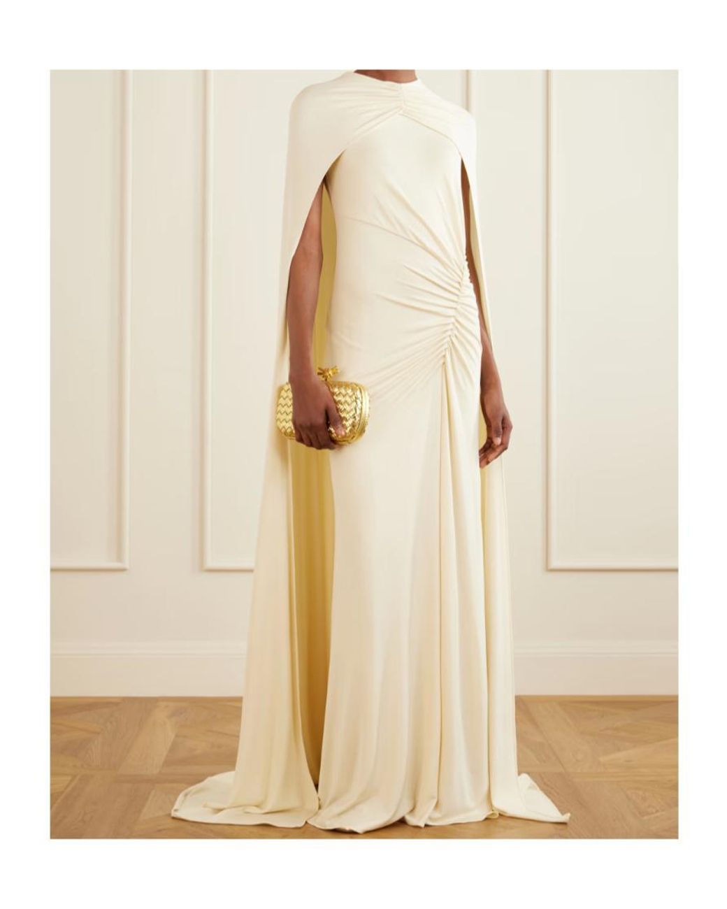 Jonathan Simkhai White Pleated Knit Dress