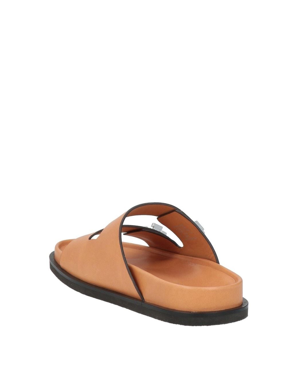 Tory Burch Brown Simple Leather Sandals