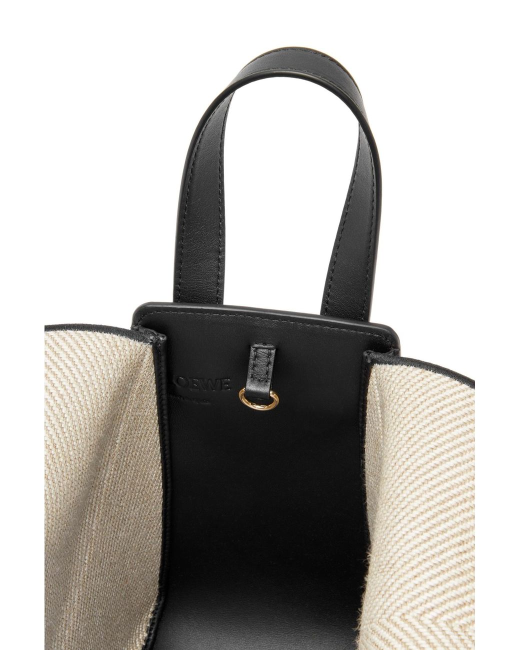 Loewe Black Compact Hammock Bag
