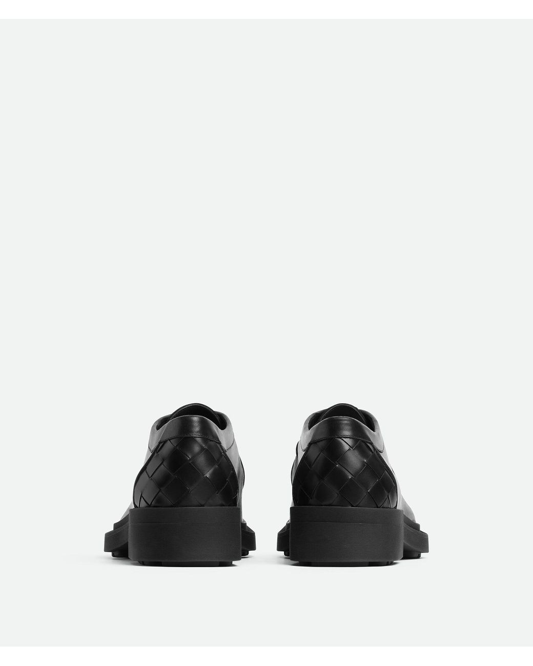 Bottega Veneta Black Ben Lace-Up Shoes for men