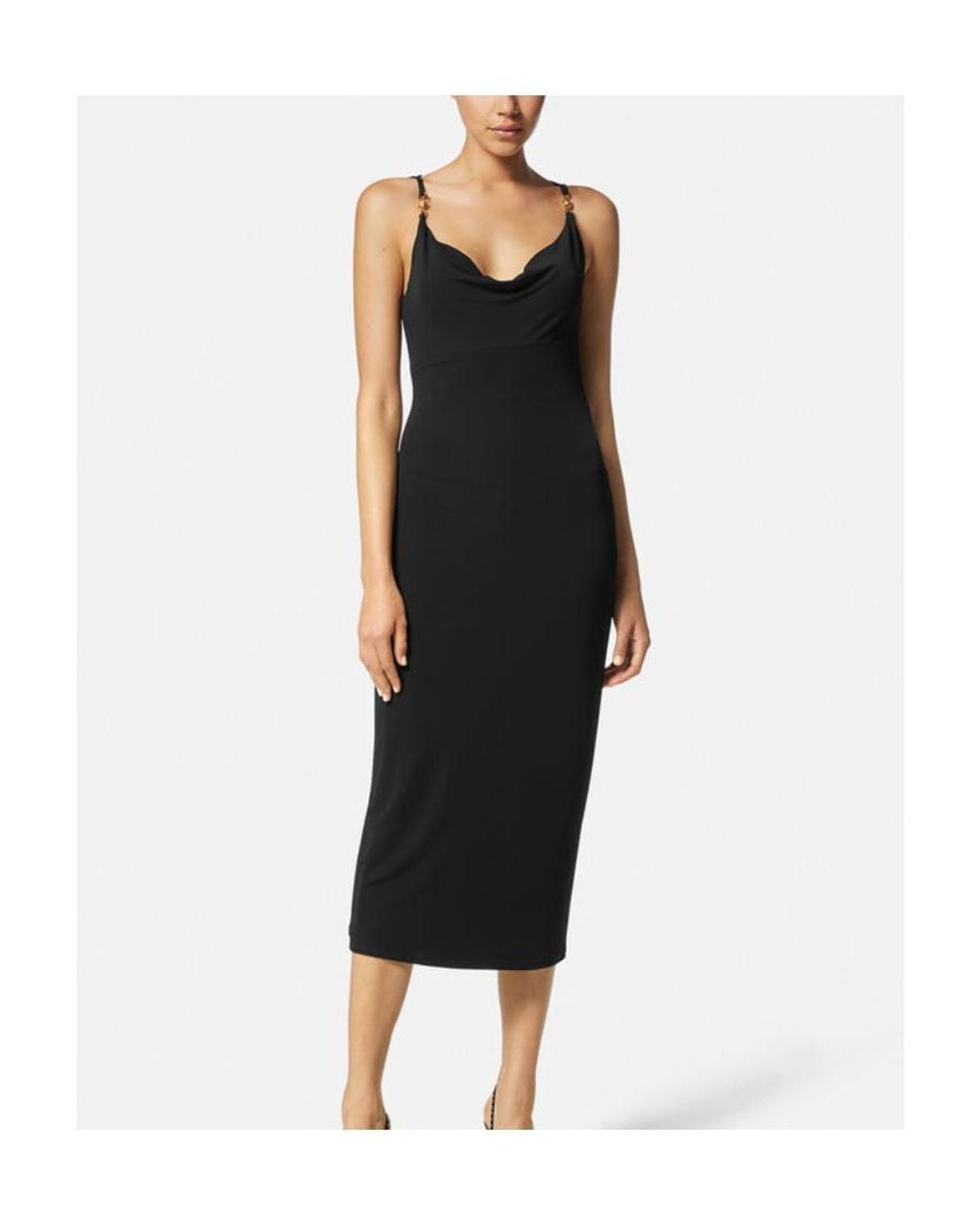 Versace Black Day Evening Dress