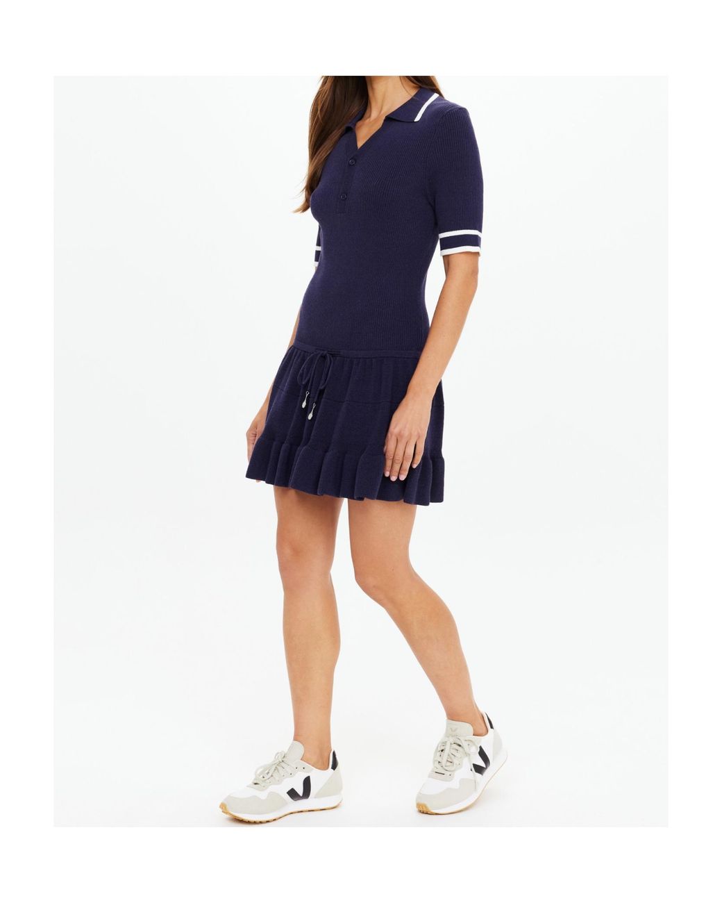 The Upside Blue Plume Mini Dress