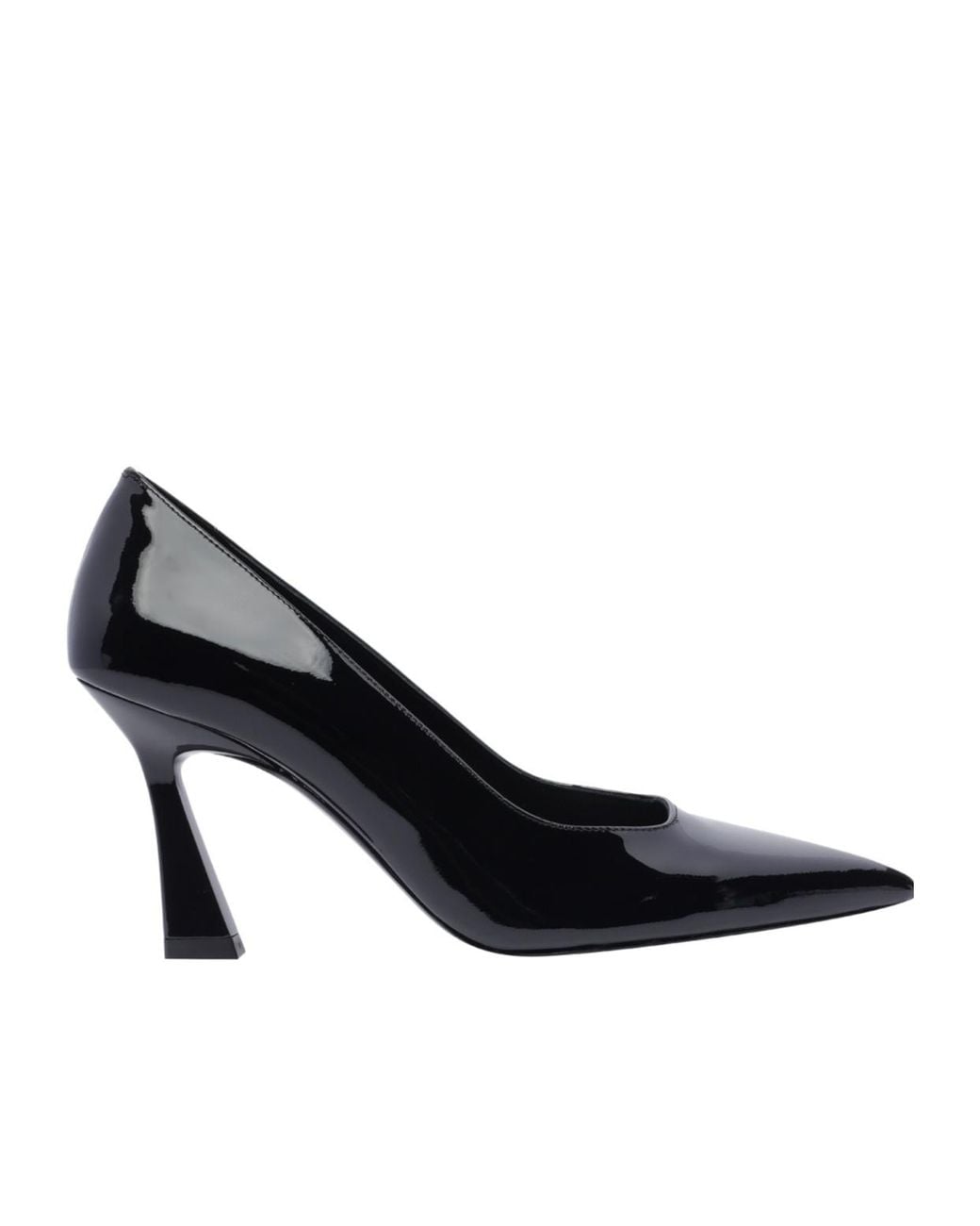 Stuart Weitzman Black Vinnie Pointed-Toe Pumps
