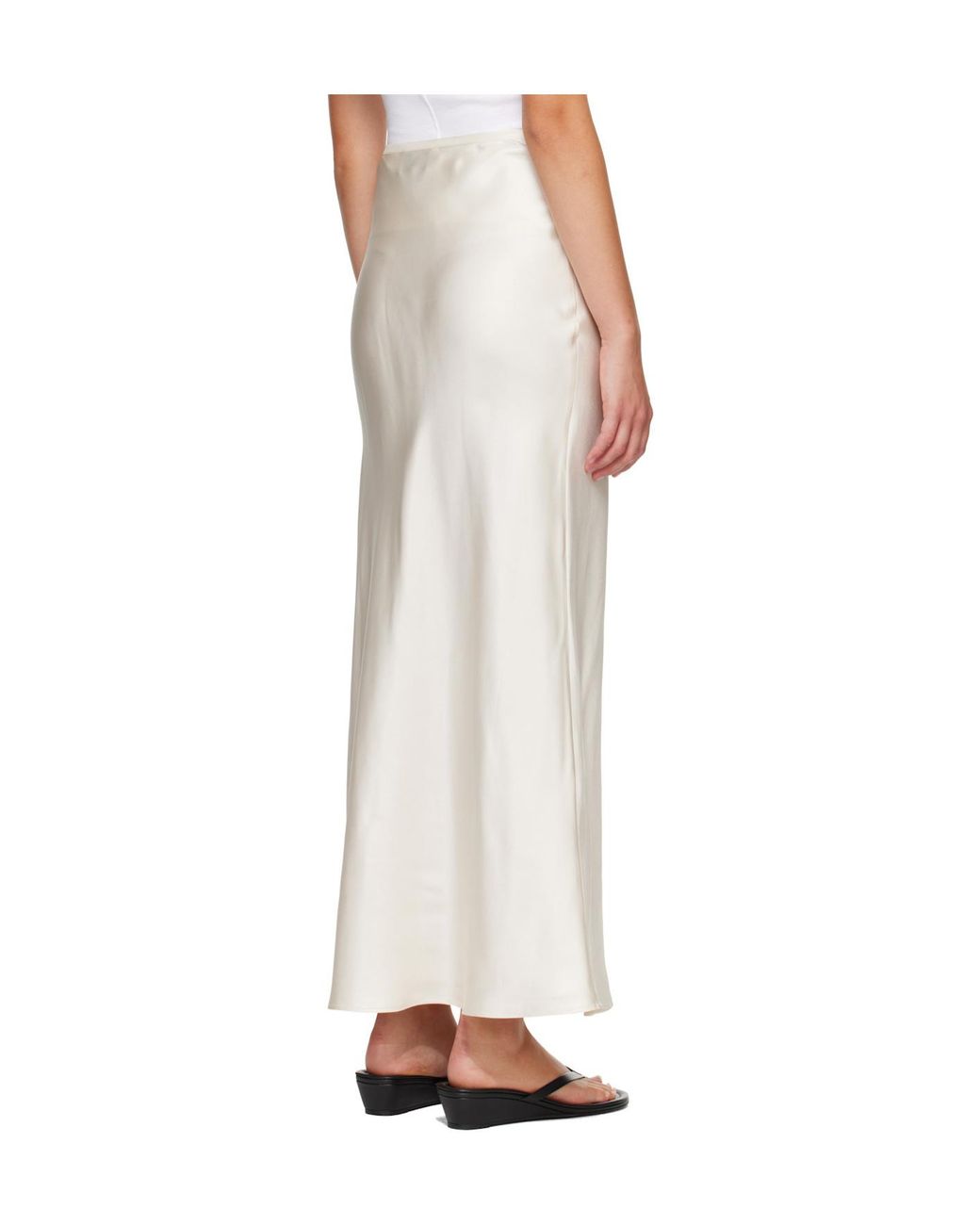 Loulou de Saison White Mid-Rise Skirt