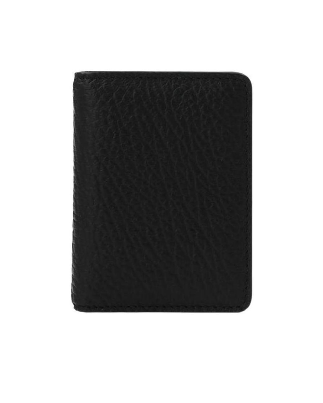 Maison Margiela Black Four-Stitches Bifold Cardholder
