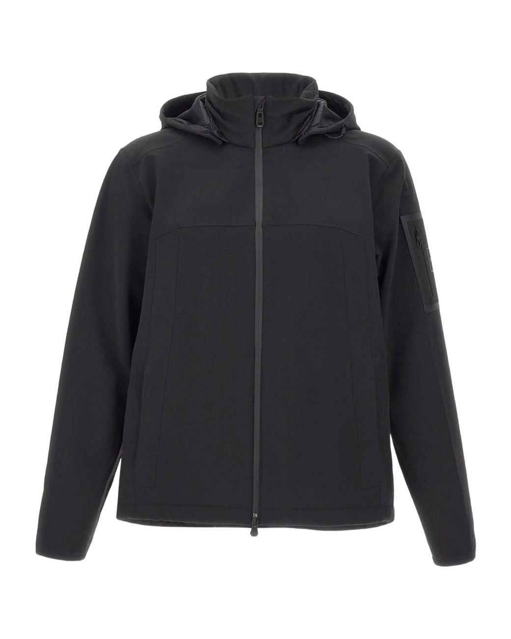 Boss Blue Zip-Up Hooded Jacket for men