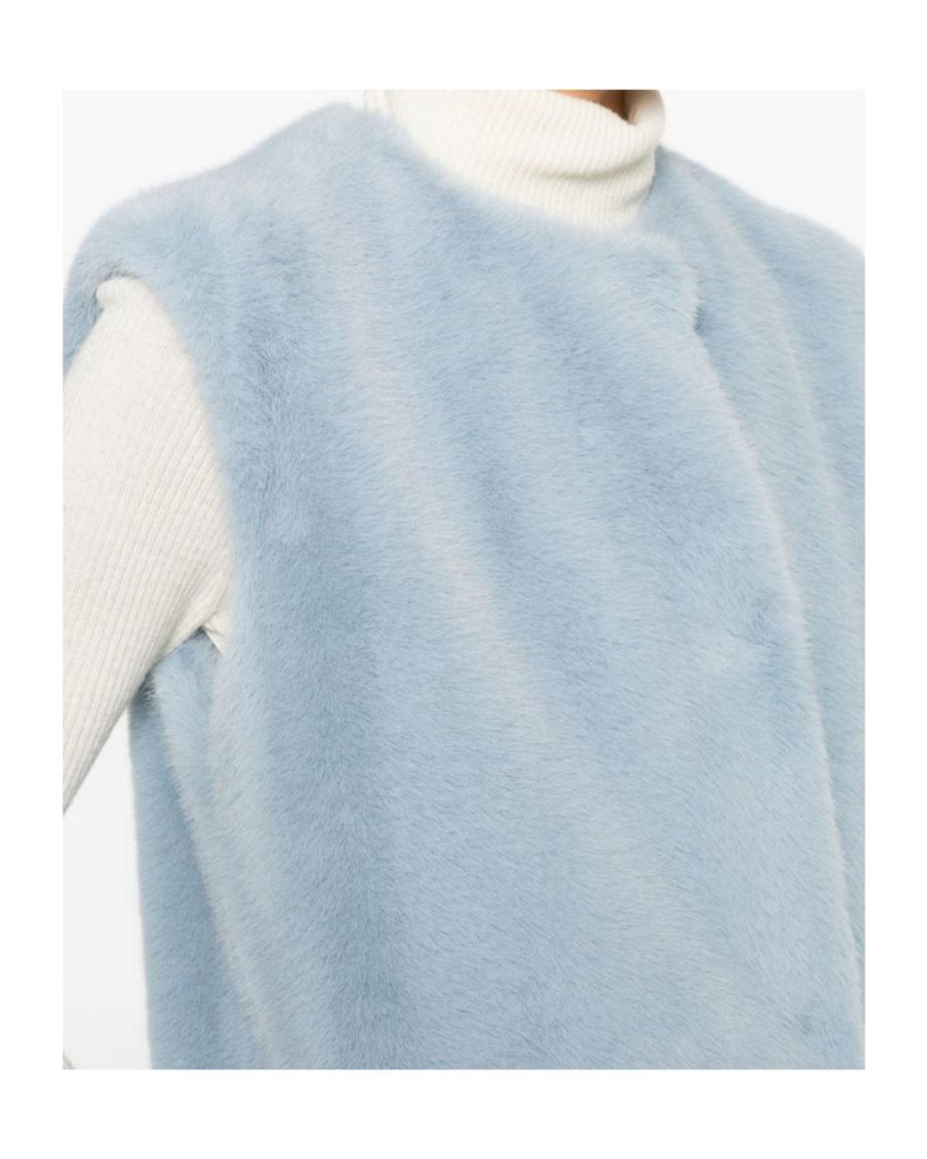 Herno Blue Concealed Fastened Gilet