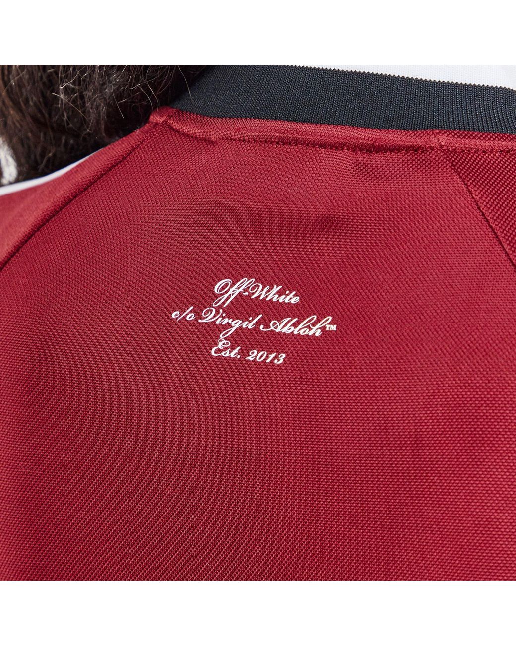 Off-White c/o Virgil Abloh Red Casual Versatile Coat