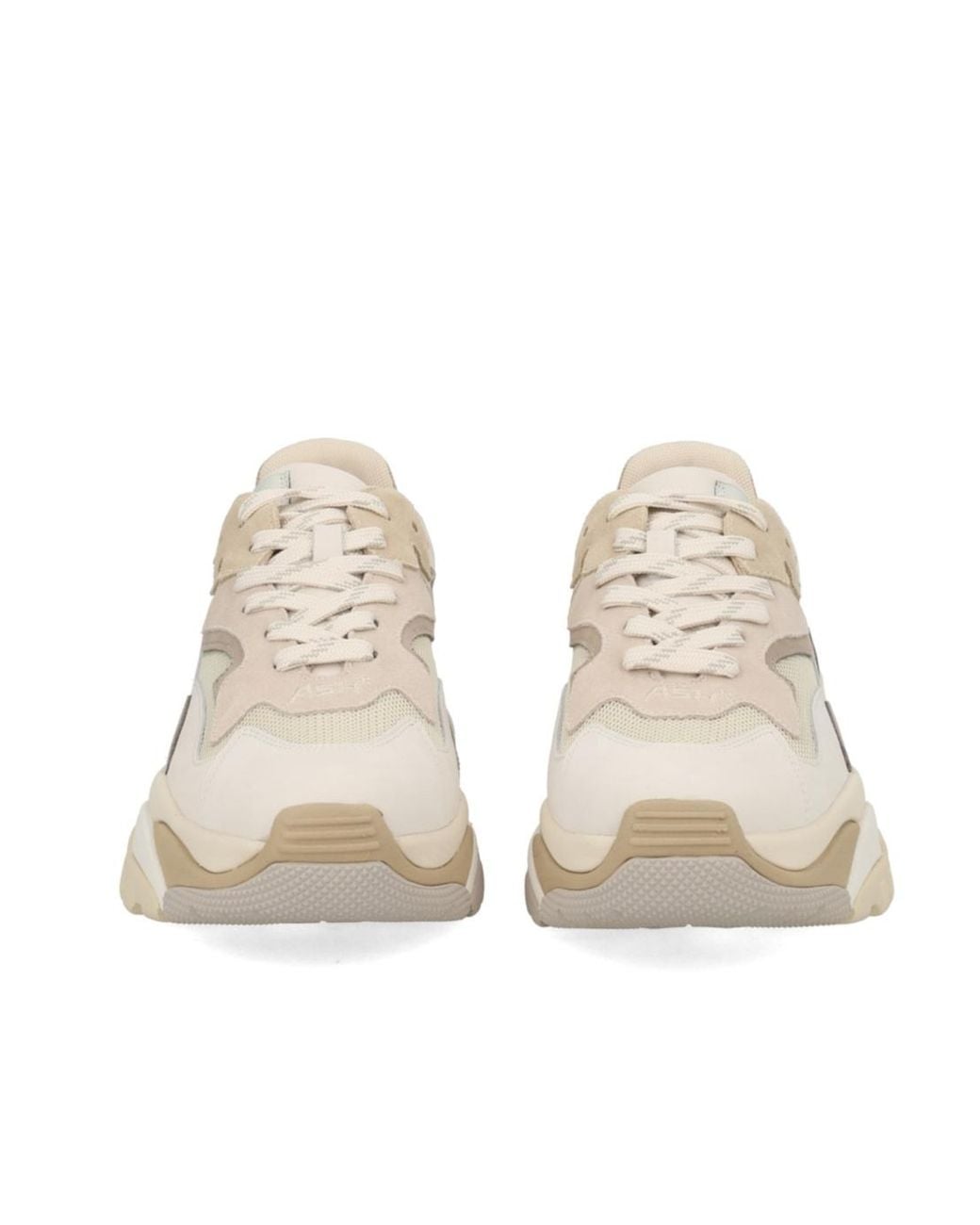 Ash Natural Round-Toe Sneakers