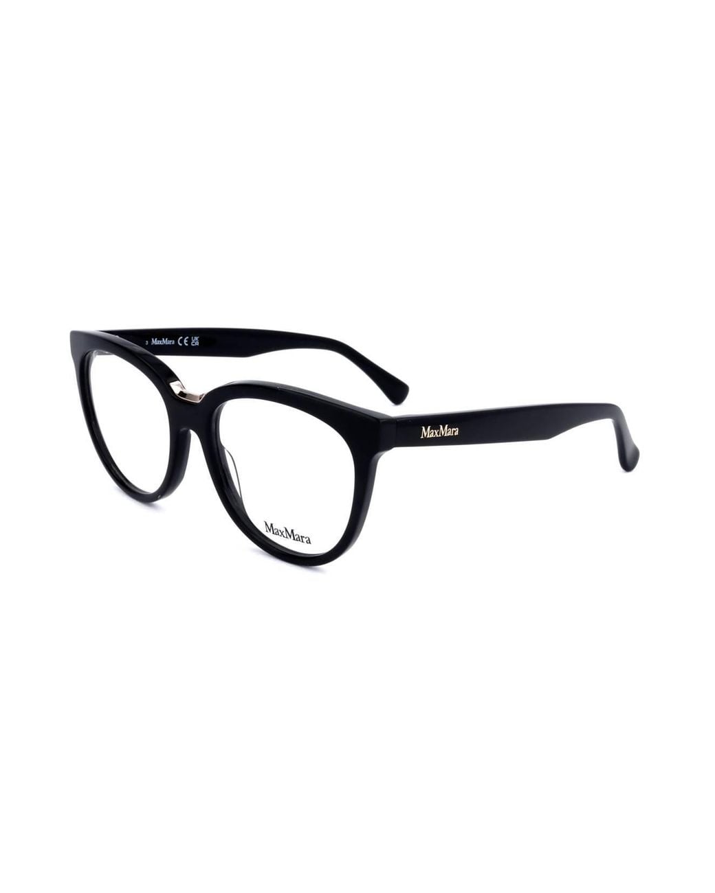 Max Mara White Round Frame Glasses