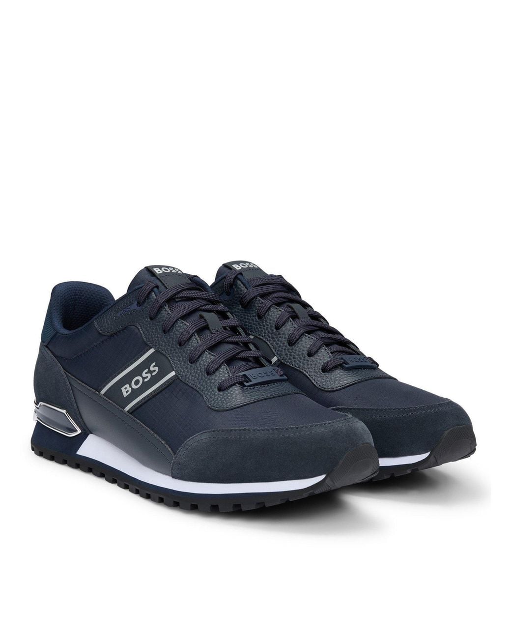 Boss Blue Simple Sports Shoes for men