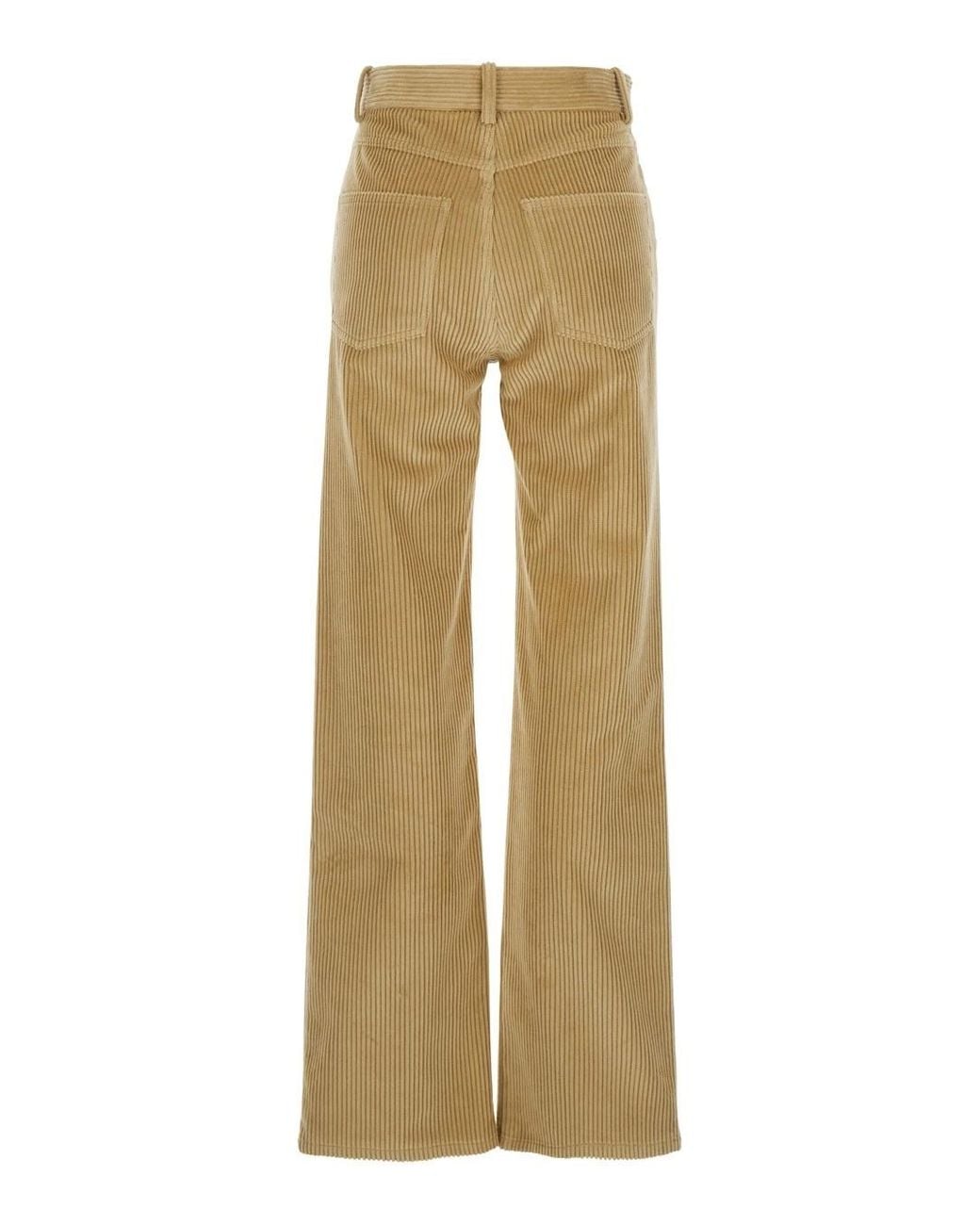 Bottega Veneta Natural Corduroy Trousers