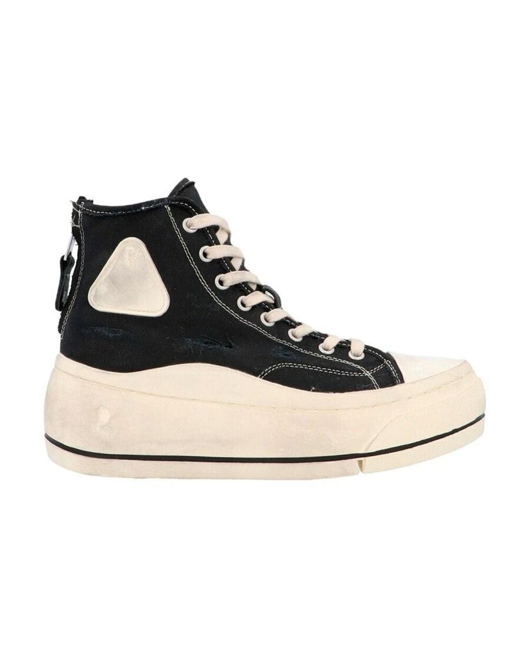 R13 Black Kurt High-Top Sneakers