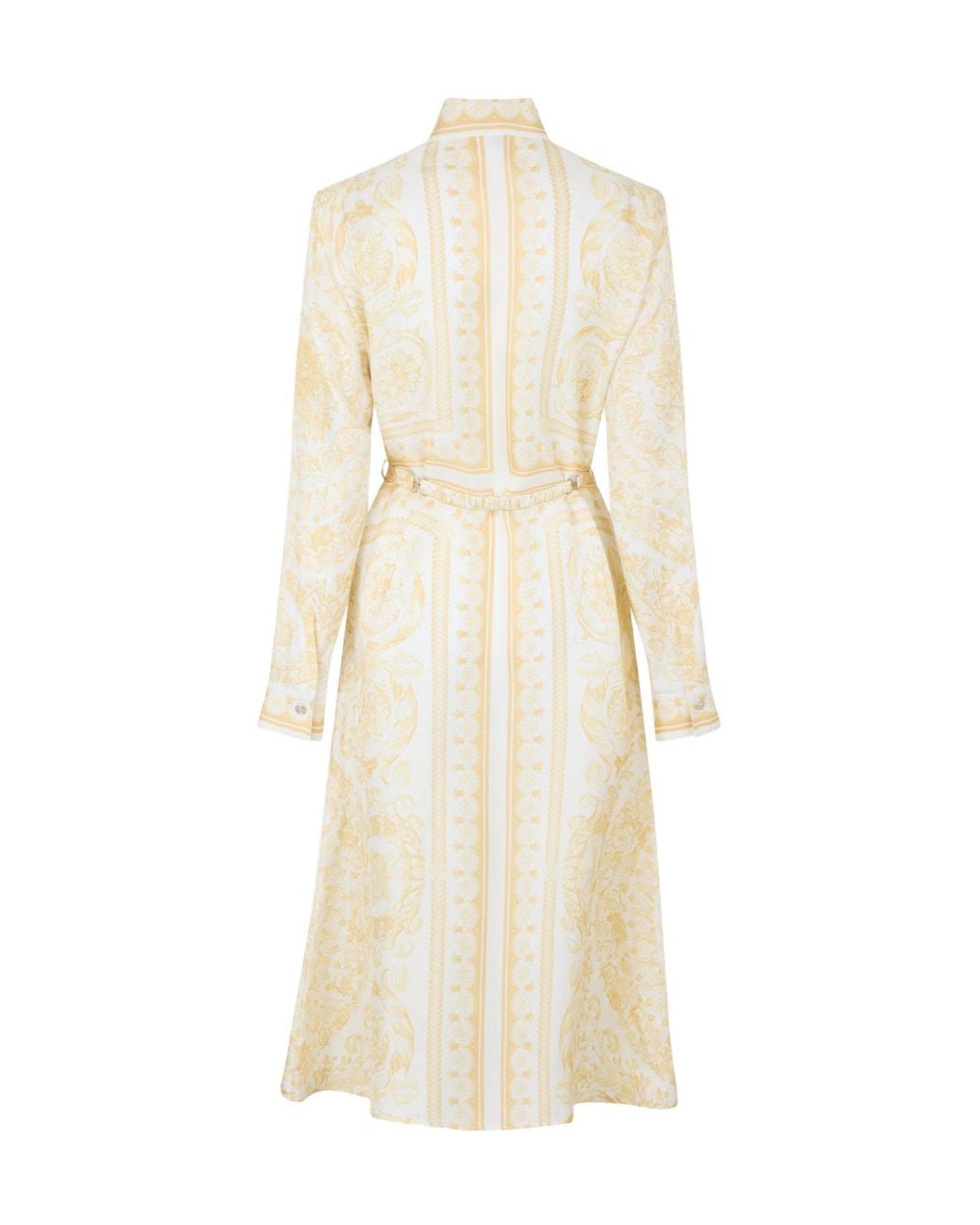Versace Natural Printed Shirt Dress