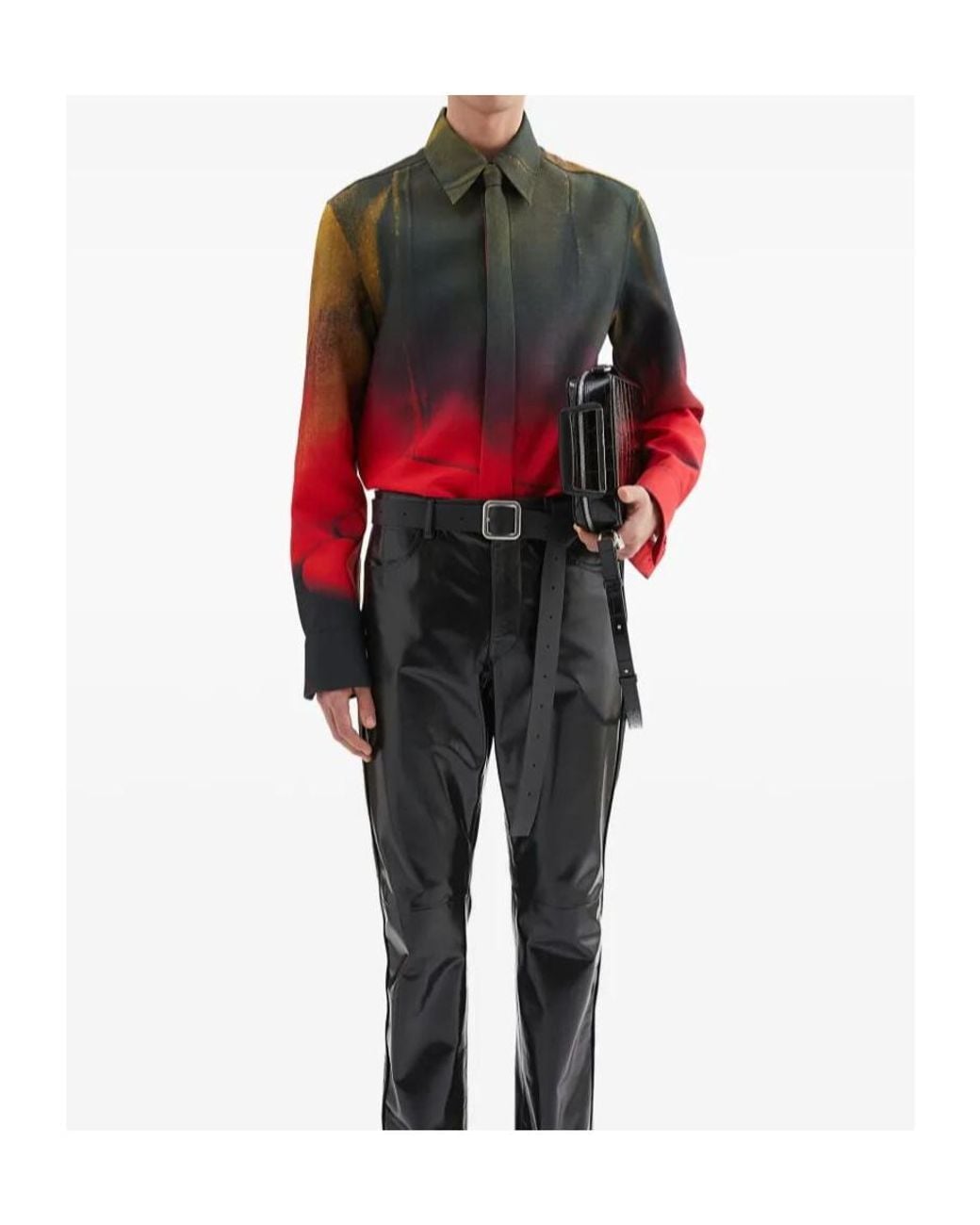 Jil Sander Red Casual Shirts for men