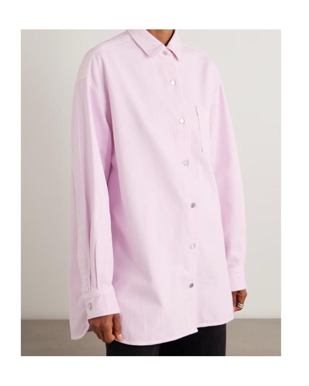Agolde Pink Long Sleeve Shirt