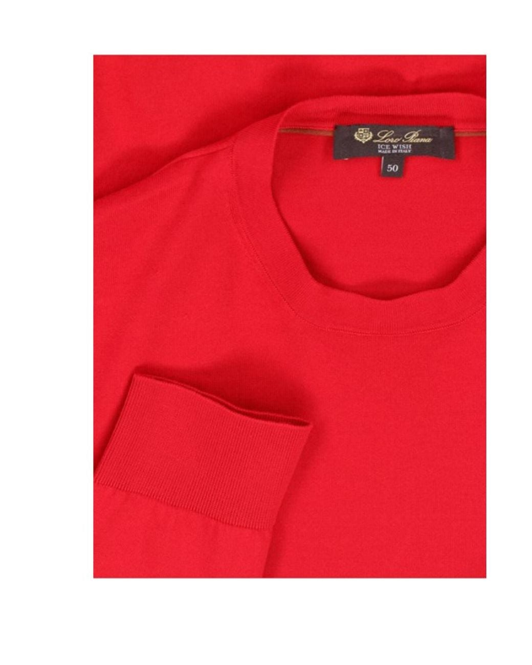 Loro Piana White Long-Sleeved Knitwear for men